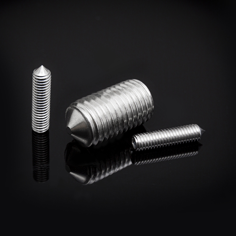 DIN914 Rostfritt stål sexkantsskruvar med konspets