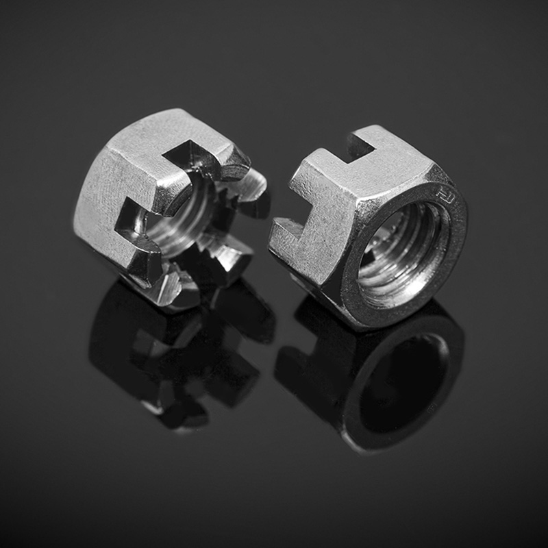 DIN 439 Rostfritt stål Fasade sexkantiga tunna muttrar